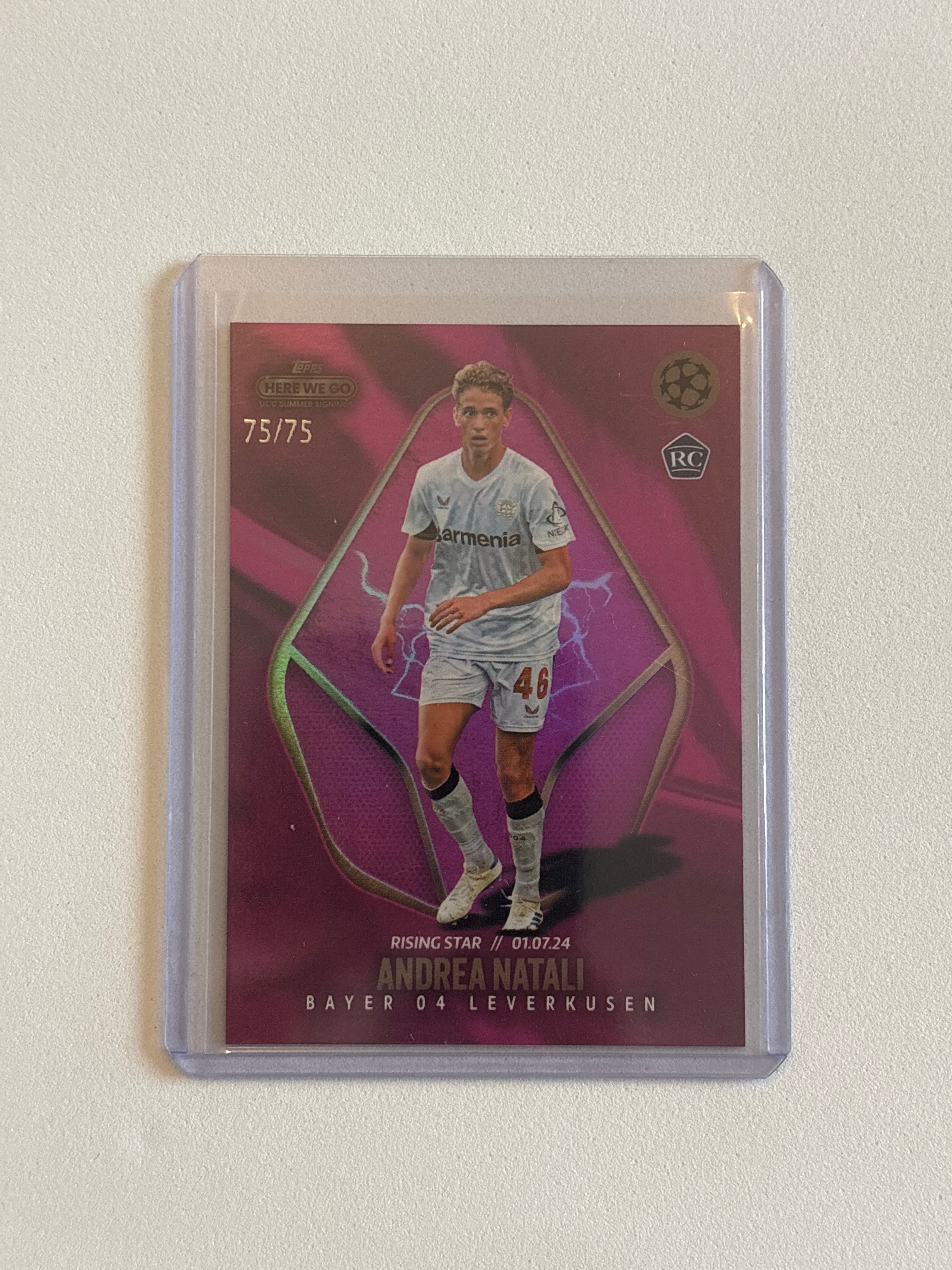 Natali - Topps Here We Go Rising Star /75