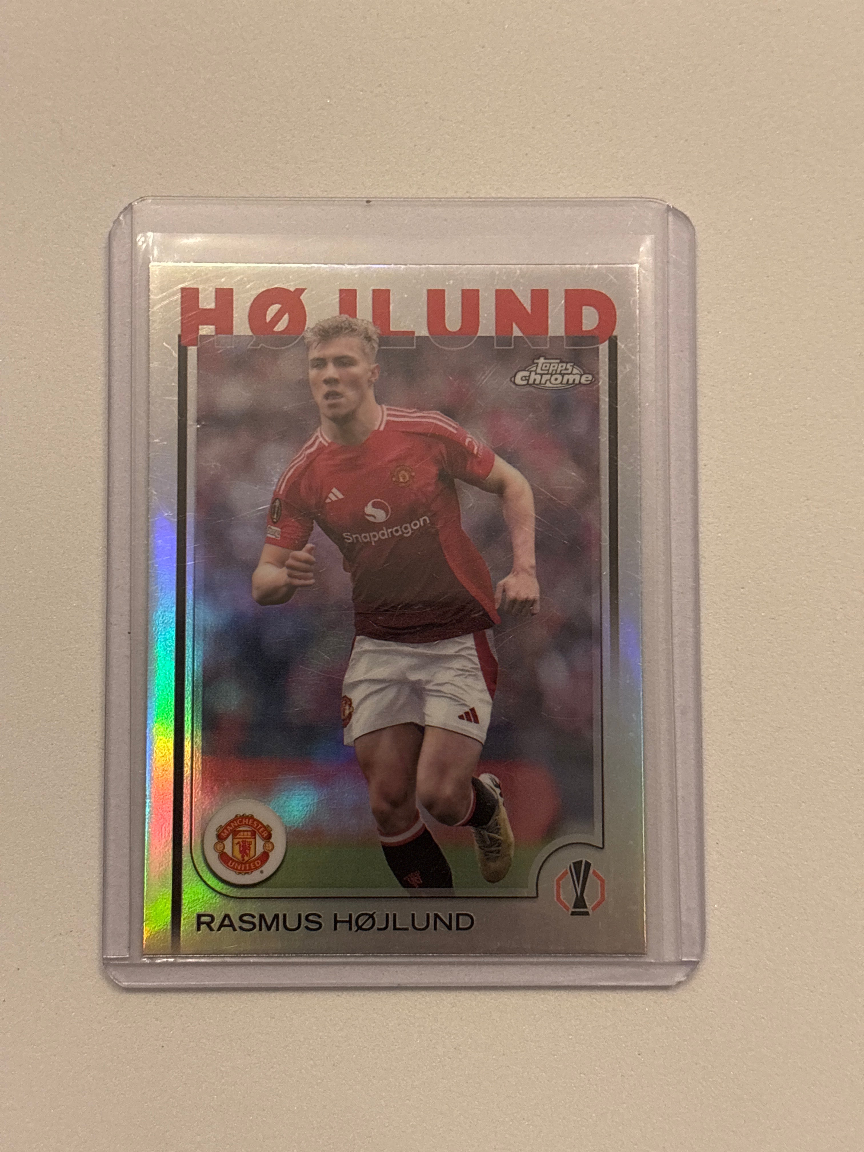 Hojlund - Topps Chrome UCC Refractor