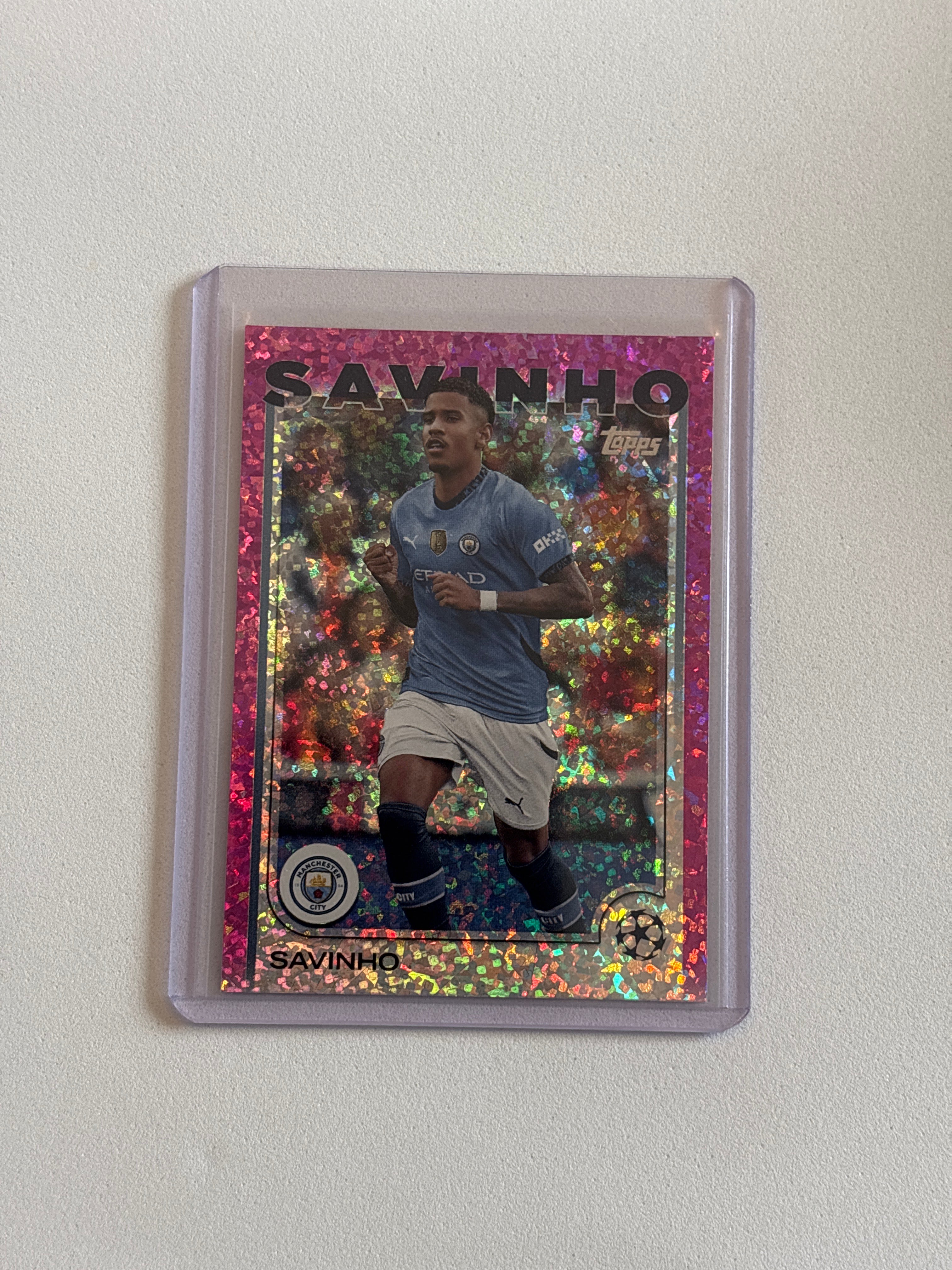 Savinho- Topps UCC Pink Speckle